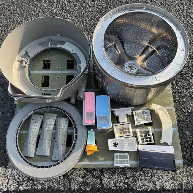 地域限定送料無料　美品 日立 ドラム式洗濯乾燥機 BD-SX110FL