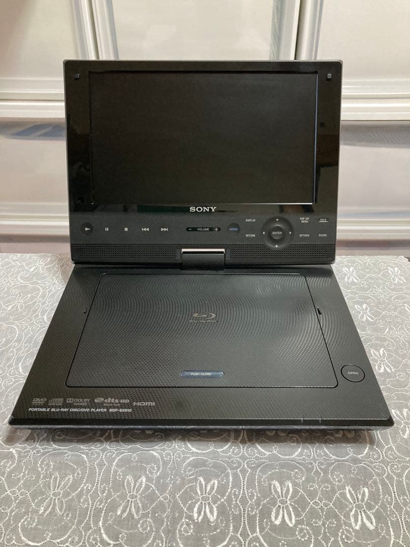 SONY ポータブル Blu-ray DVD プレーヤー BDP-SX910
