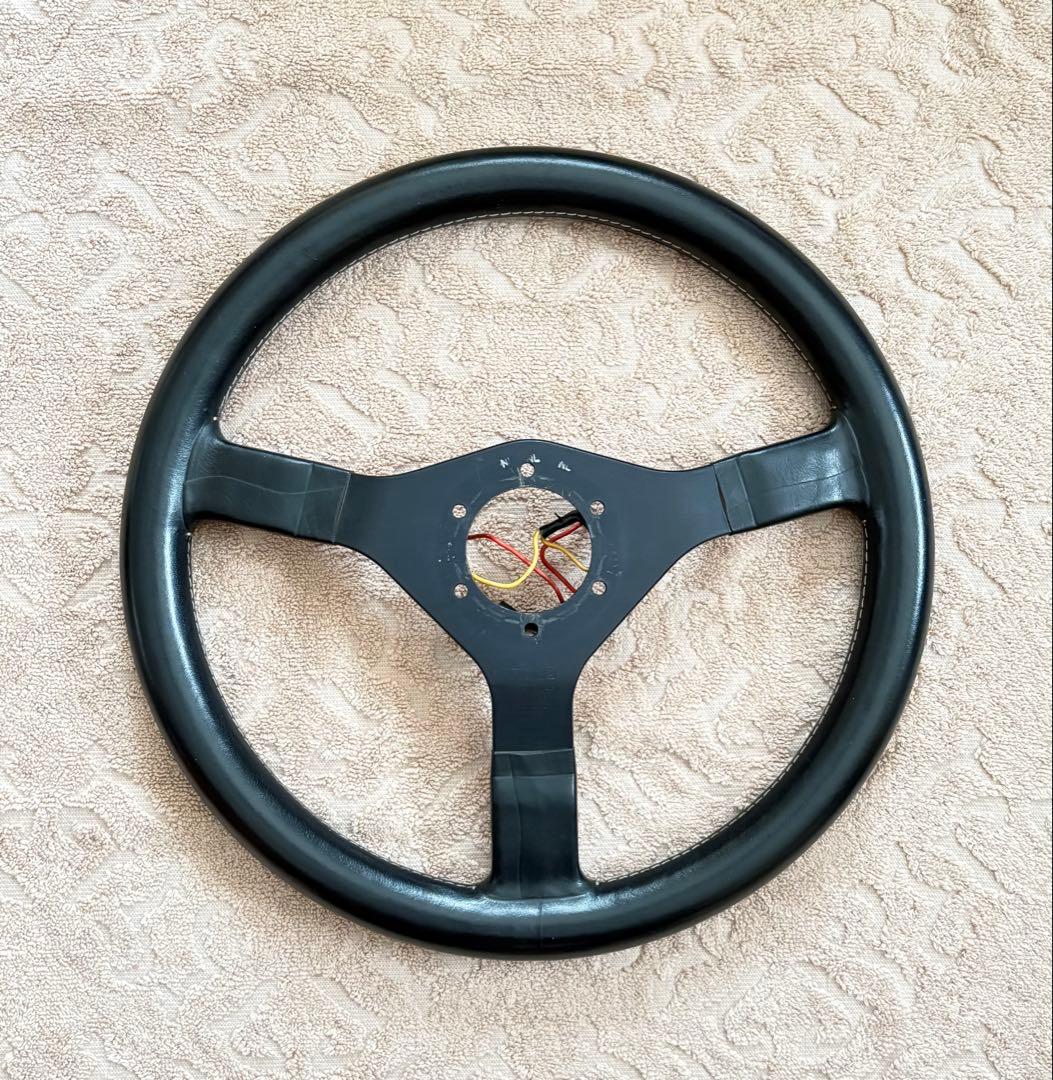 MOMO 3本スポーク レザーステアリング 36φ mystere ミステール