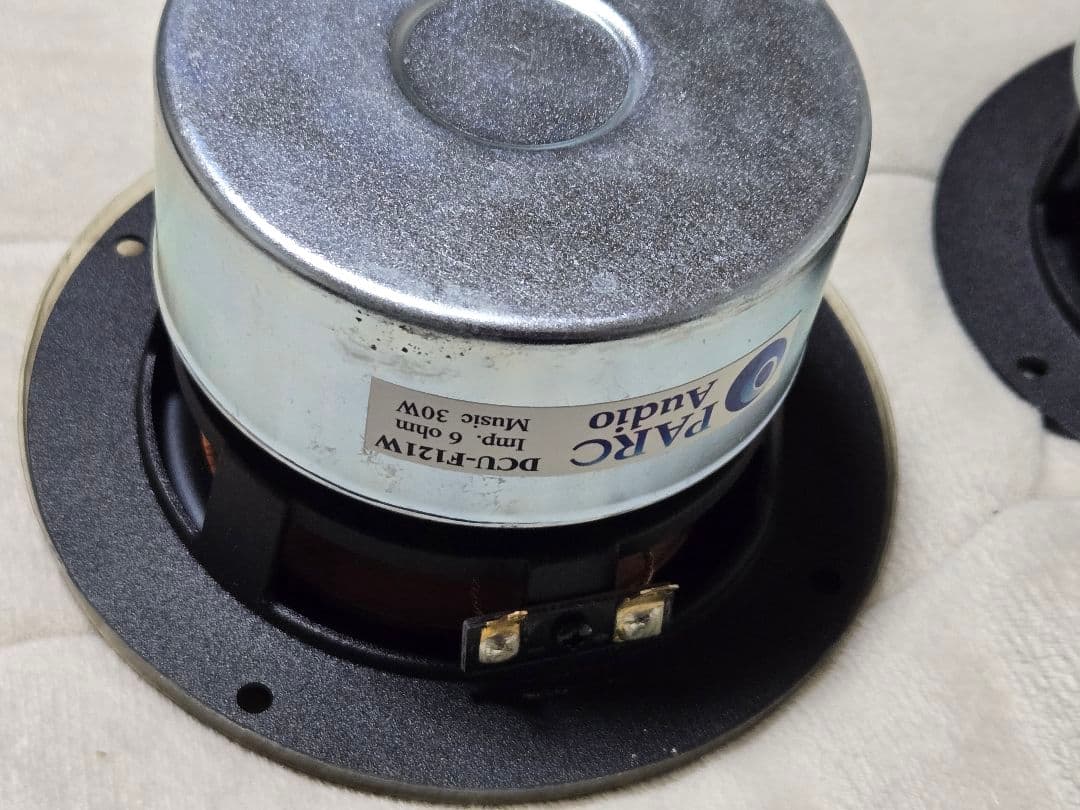 PARC Audio DCU-F121W フルレンジ1ペア新品未使用　長期保管品