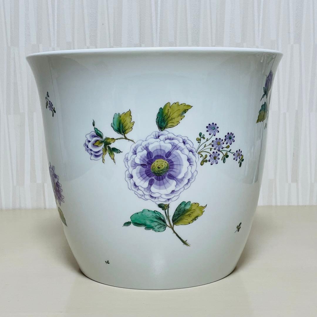 大型 AUGARTEN アウガルテン フラワーベース 鉢 花瓶 花器