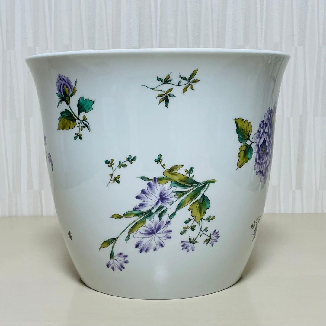 大型 AUGARTEN アウガルテン フラワーベース 鉢 花瓶 花器