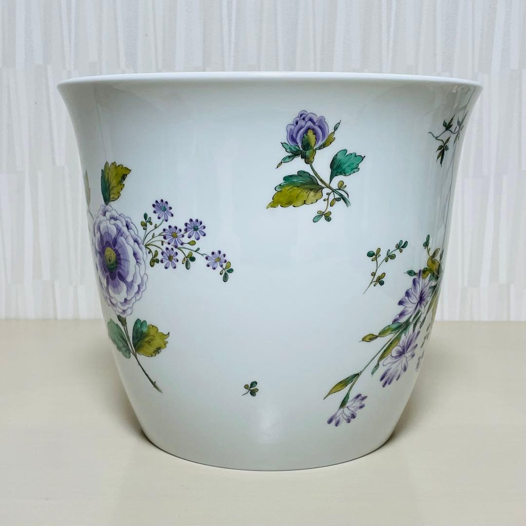 大型 AUGARTEN アウガルテン フラワーベース 鉢 花瓶 花器