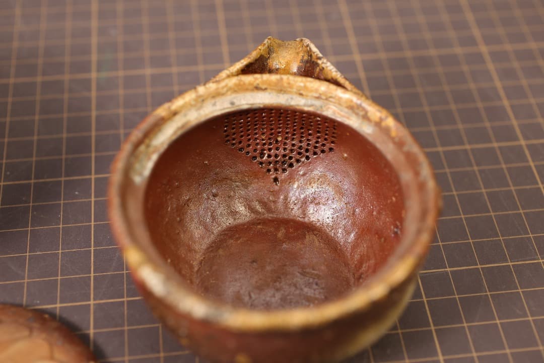 【即購入可】備前焼／宝瓶／２点まとめて／急須／煎茶／茶道／古玩／骨董／古美術