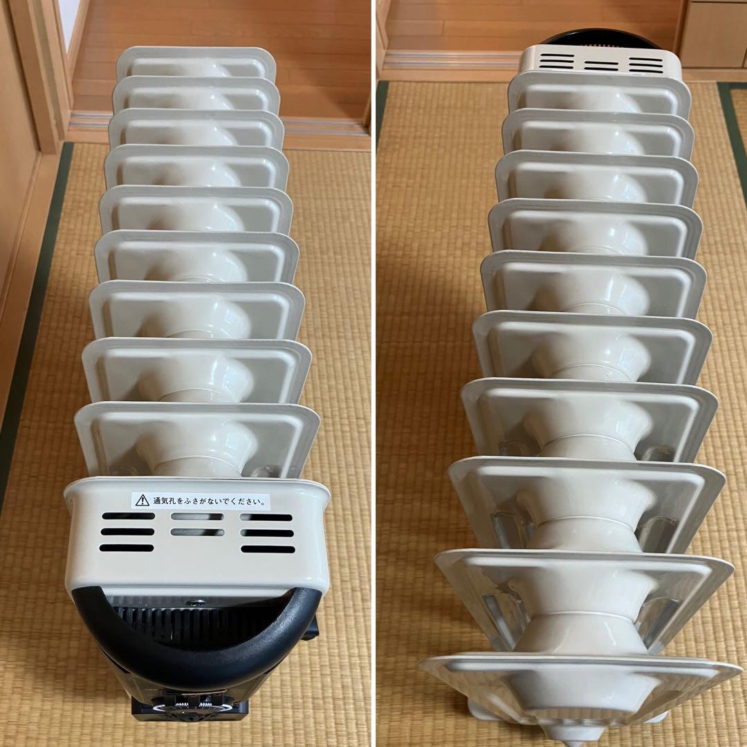 DBK セラミックヒーター付オイルヒーター　2021年製HEZC13/10JCH