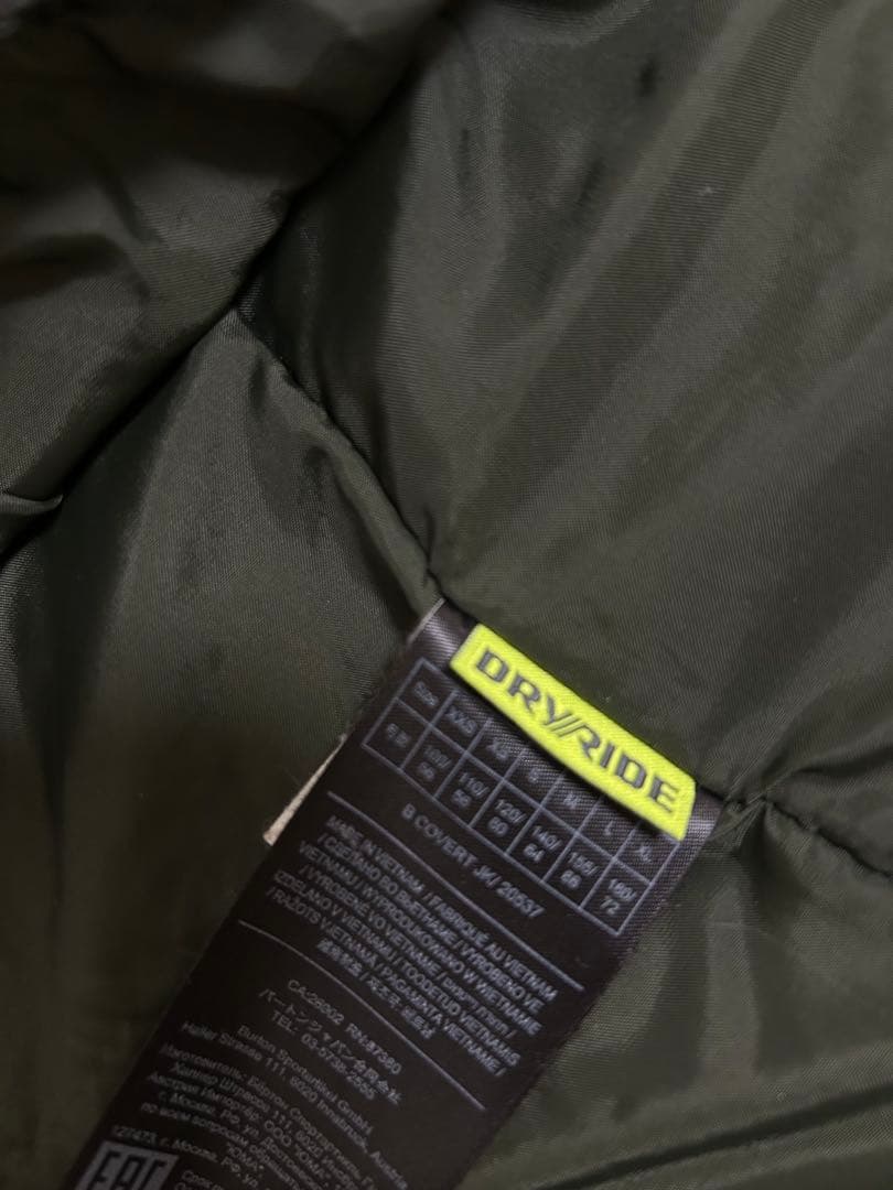 最終値下げ‼️BURTON スノーボードウェア カーキ M140