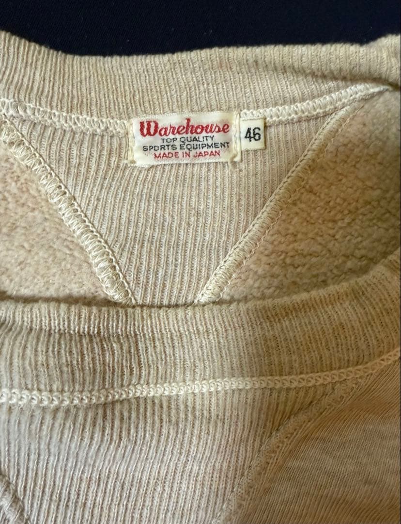 WAREHOUSE ウエアハウス スウェット トレーナー 無地オートミール46
