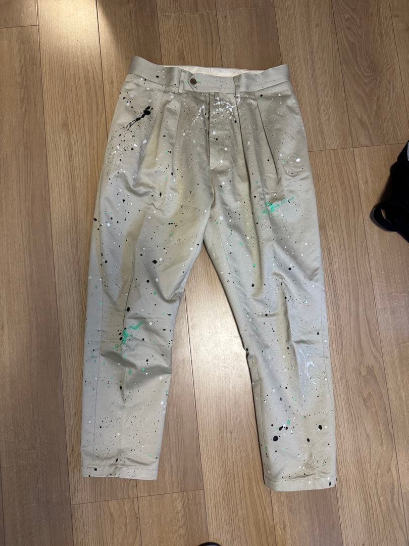 ニート NEAT ペイントパンツ サイズ46 中古美品