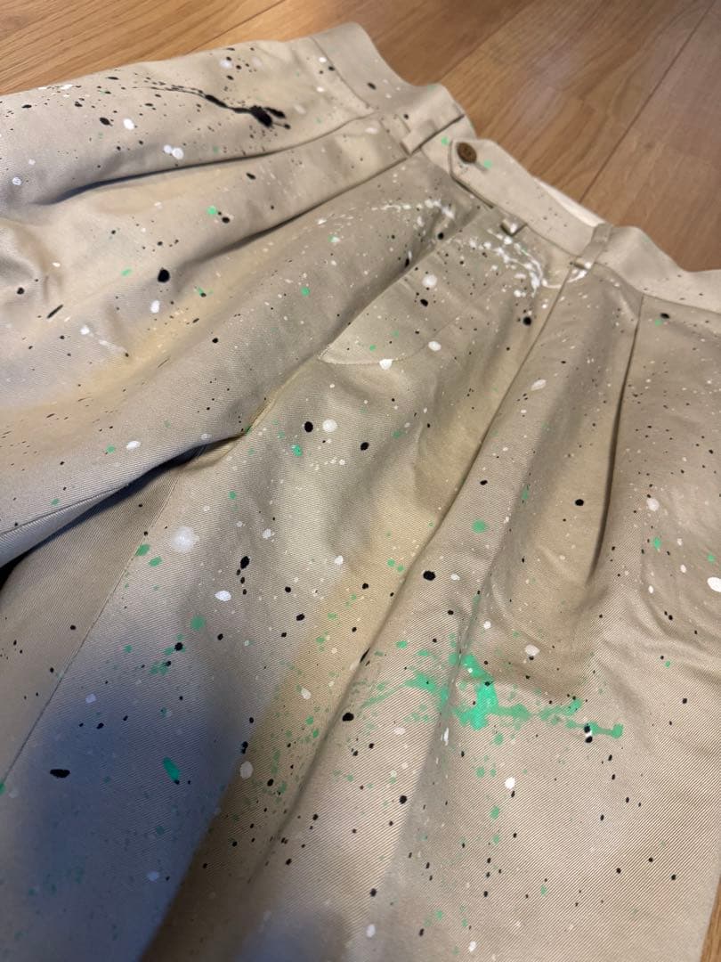 ニート NEAT ペイントパンツ サイズ46 中古美品