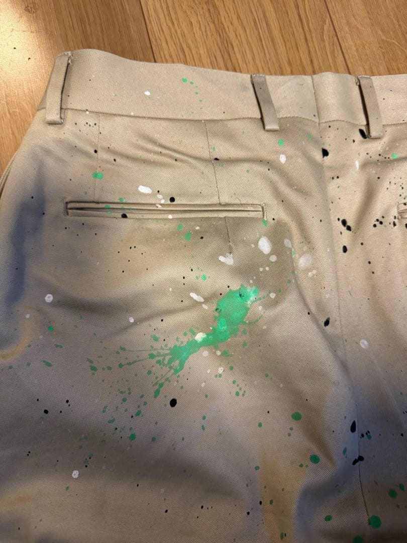 ニート NEAT ペイントパンツ サイズ46 中古美品