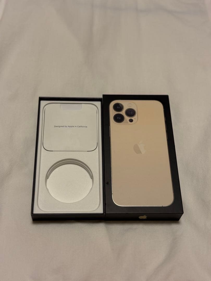 iphone13pro maxゴールド 本体と箱
