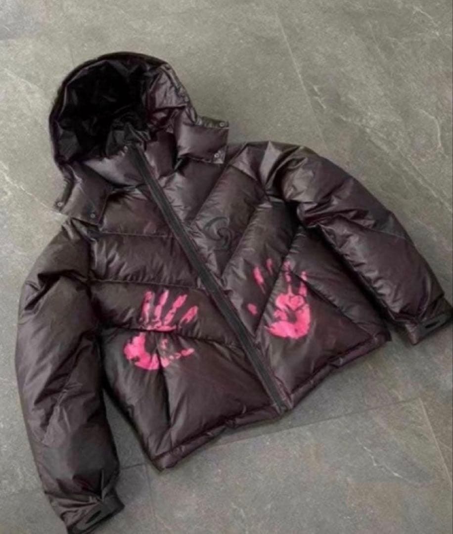 【激レア】VRROCK 温度変化 ダウンジャケット Mサイズ 完売品 黒ピンク