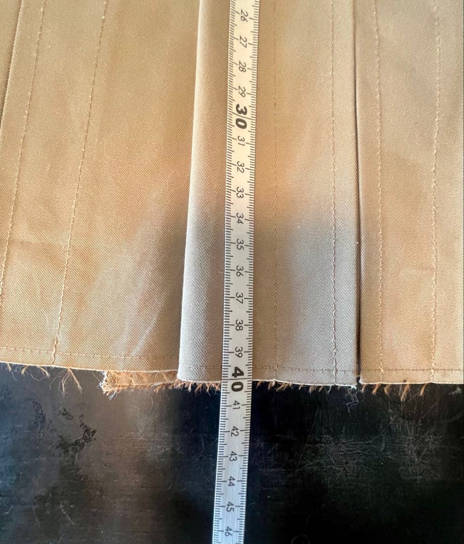 JUNYA WATANABE ベージュ プリーツスカート XS