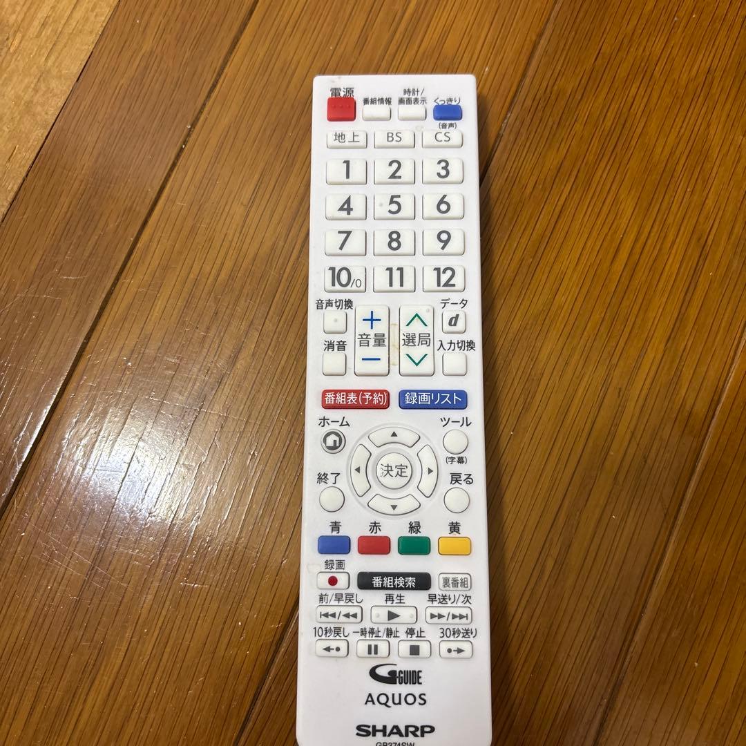 SHARP 19インチ液晶テレビ 2T-C19DE-W