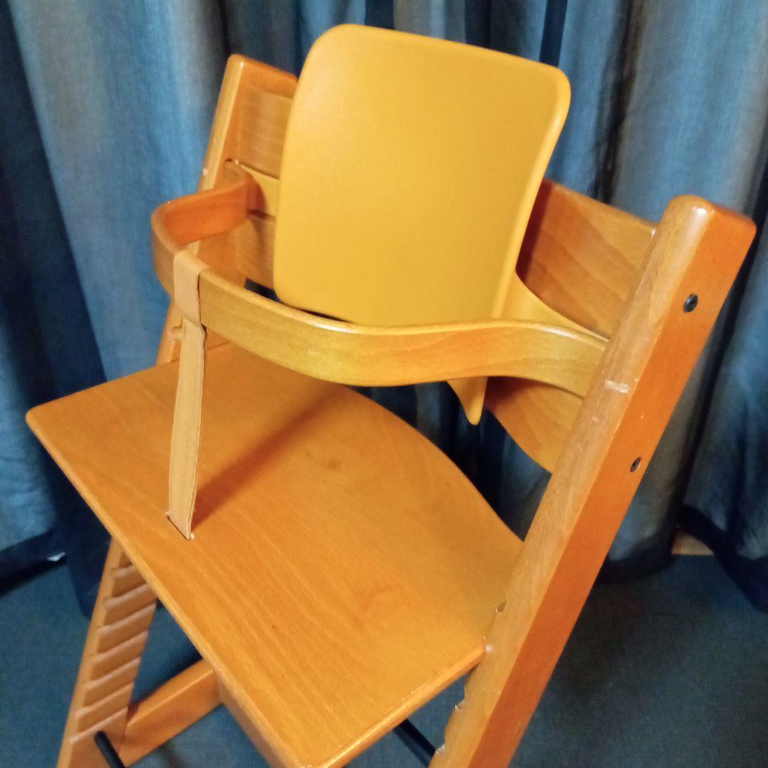 ストッケ トリップトラップ ベビー椅子 ナチュラル ベビーガード付 ハイチェア