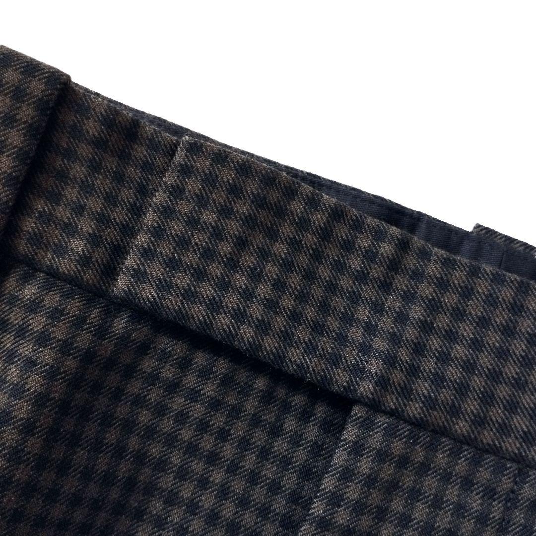 MARGARET HOWELL✨ギンガム ウール ツイルパンツ