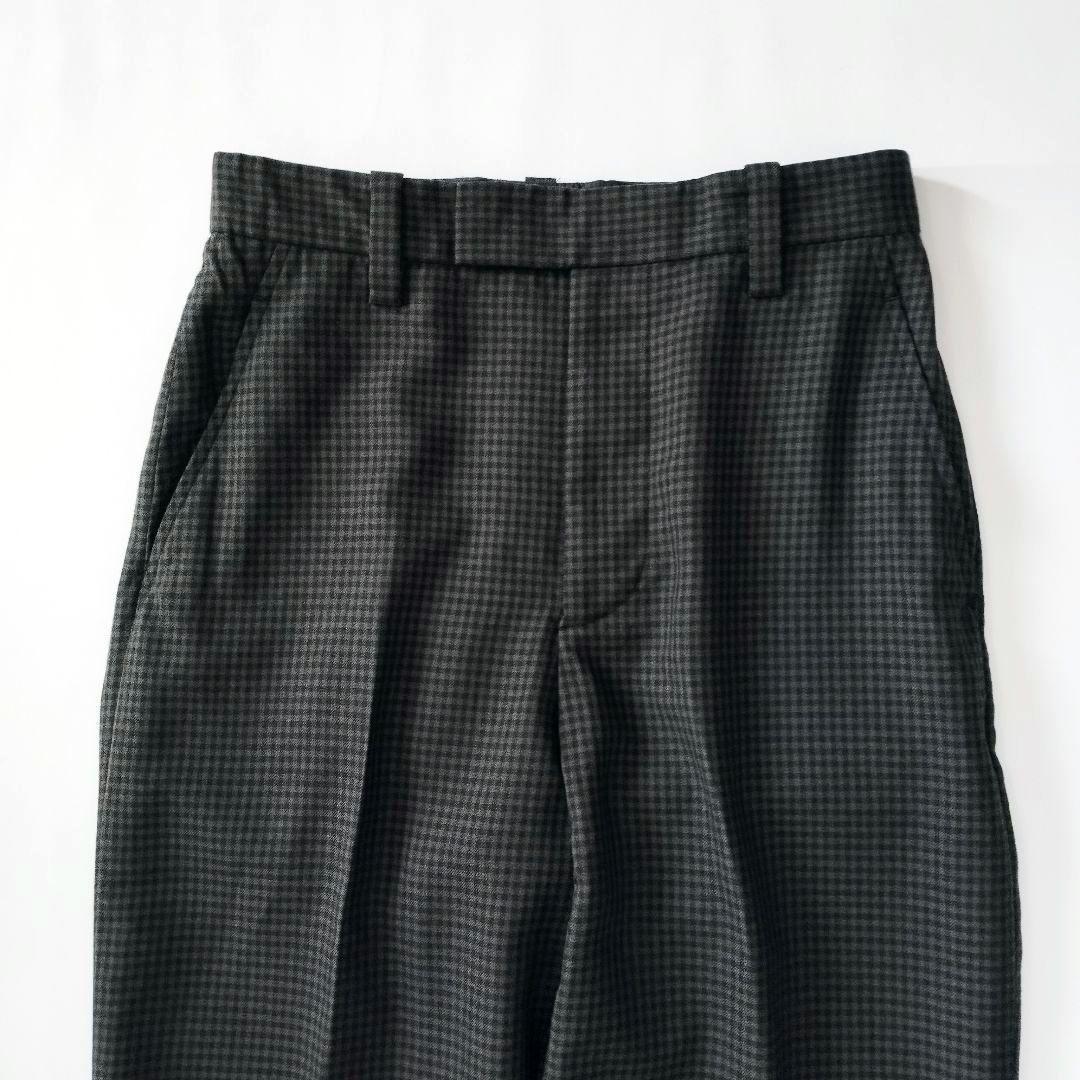 MARGARET HOWELL✨ギンガム ウール ツイルパンツ