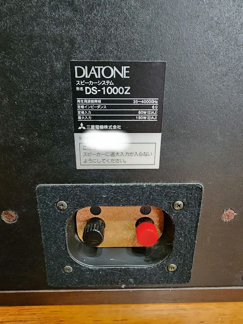 定価26万円 DIATONE DS-1000Z Lのみ(Rは別出品)