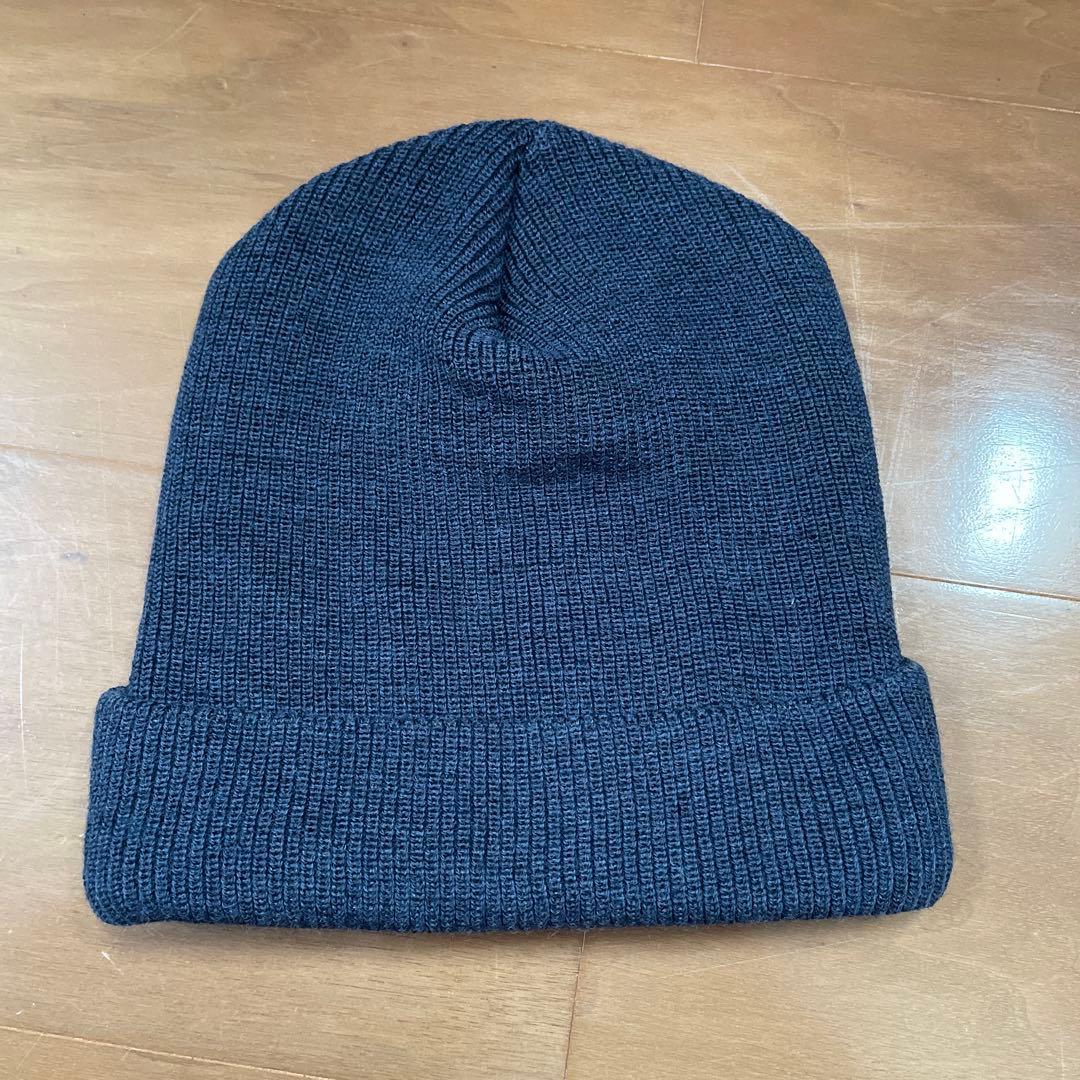 カナダグース　ニットキャップ　ビーニー（ネイビー）
