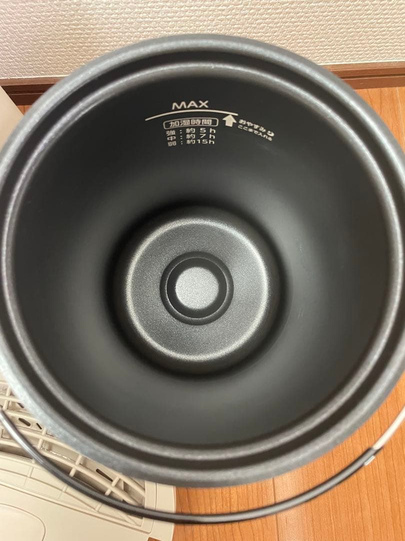 IRIS OHYAMA スチーム式加湿器KHM-MHU601 ライトモカ