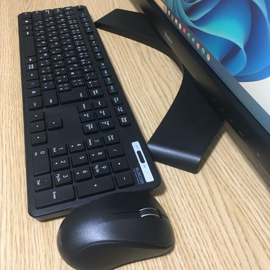 Lenovo Win11 快速i3 8Gメモリ SSD 取説 27'モニター