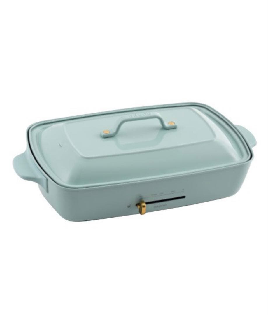 BRUNOホットプレート グランデサイズ（ブルーグレー） BOE026-BGY