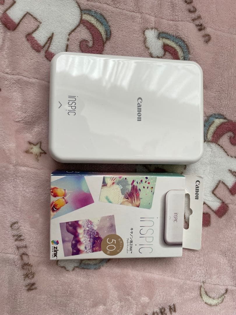 Canon inSPIC ポータブルプリンター 50枚用紙付き