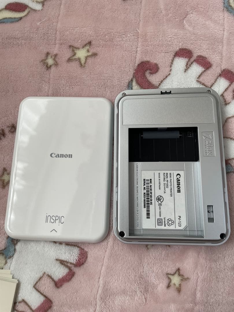 Canon inSPIC ポータブルプリンター 50枚用紙付き