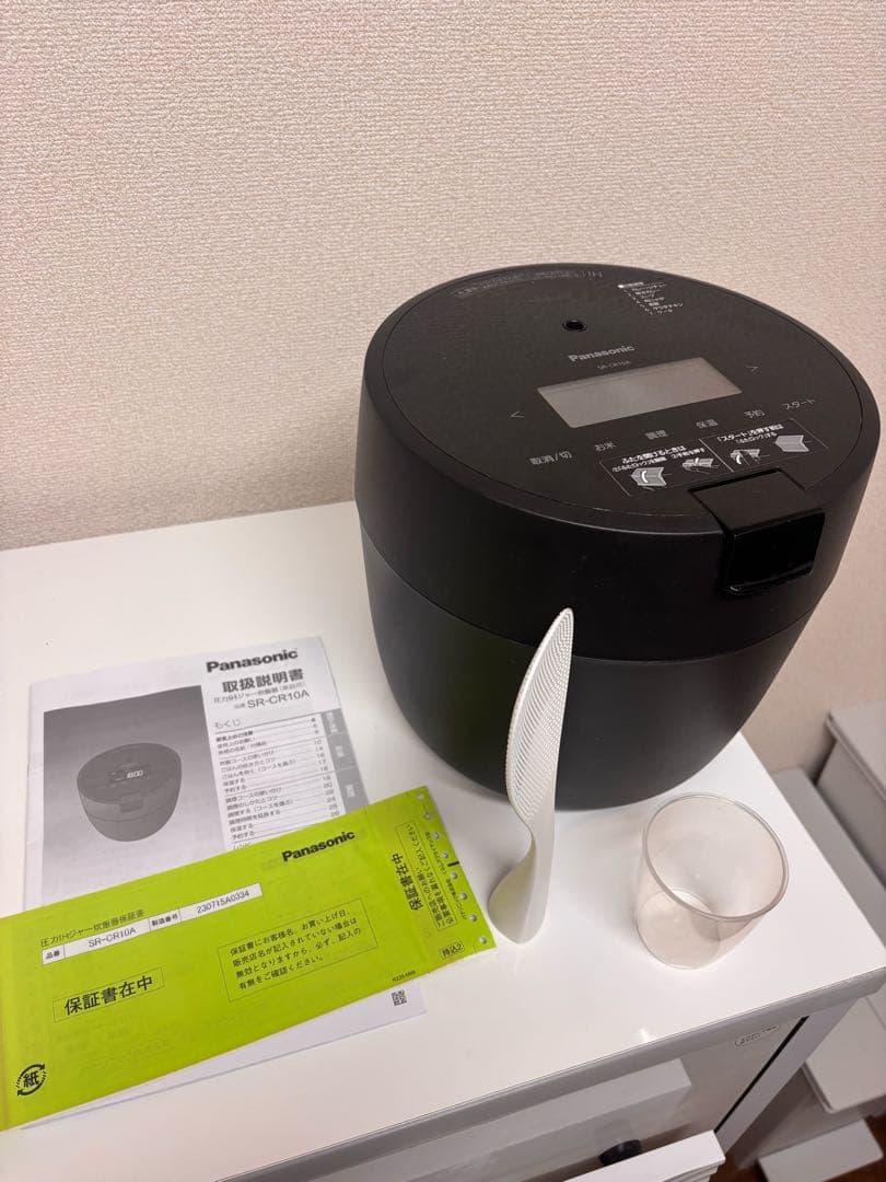 Panasonic SR-CR10A 圧力IH 炊飯器 黒