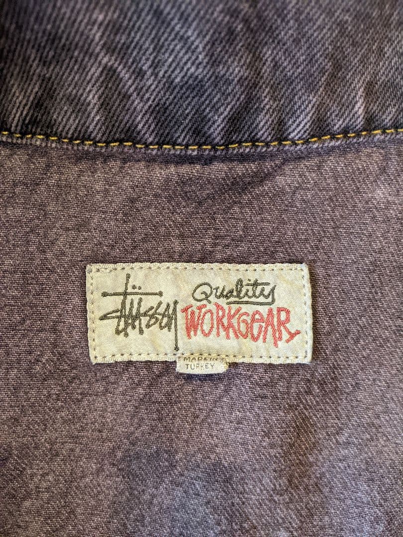 ジャケット・アウター Stussy Zip Workjacket Overdyed