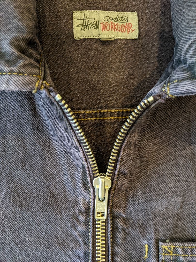 ジャケット・アウター Stussy Zip Workjacket Overdyed