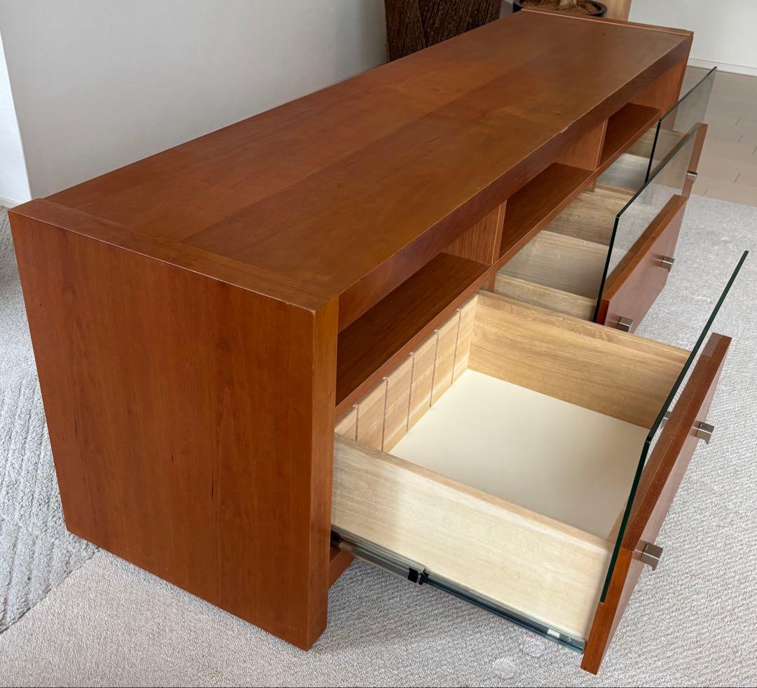 カワジュン　テレビボード　チェリー材