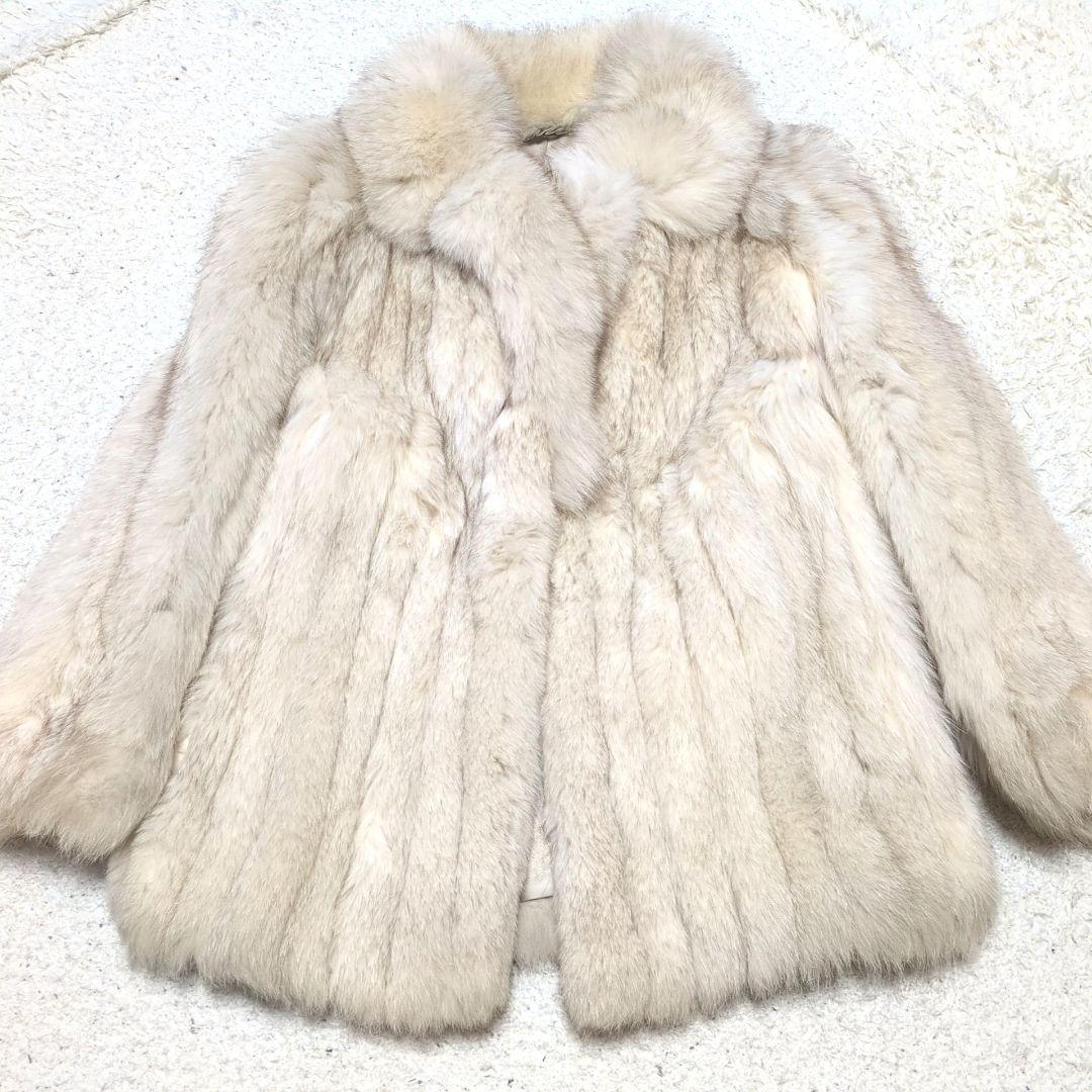 2-23【高級毛皮】SAGAFOX フォックスファーコート