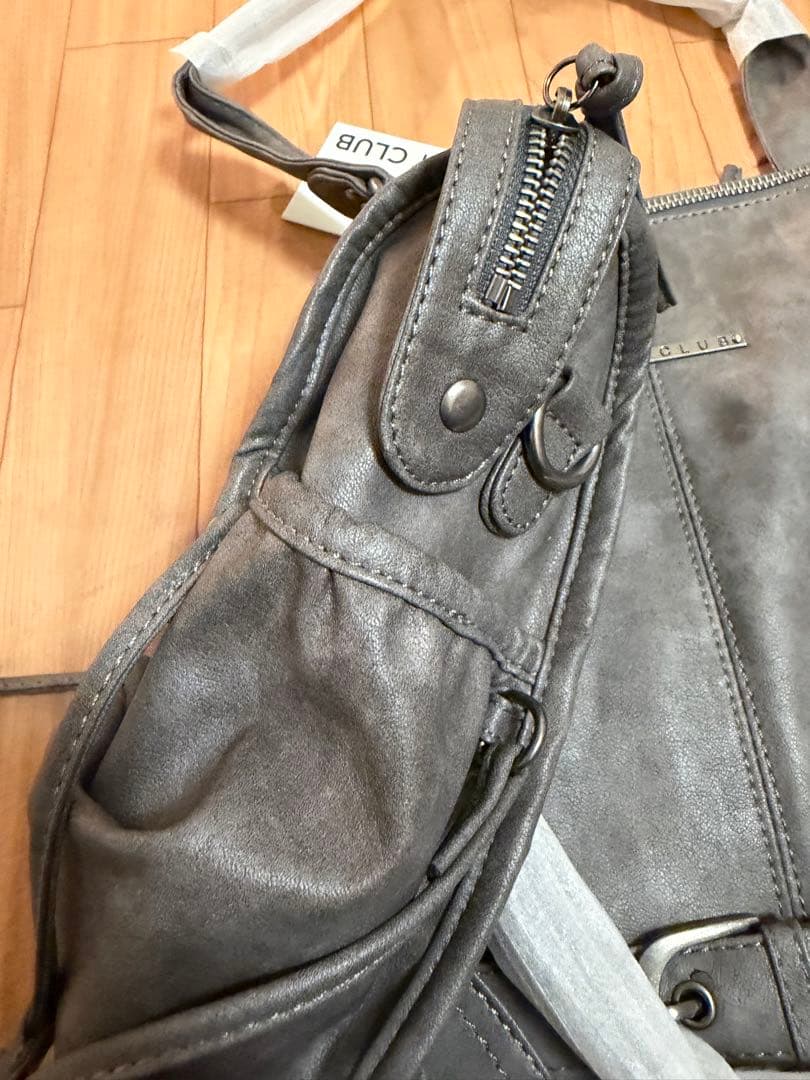 FANCY CLUB ショルダーバッグ グレー