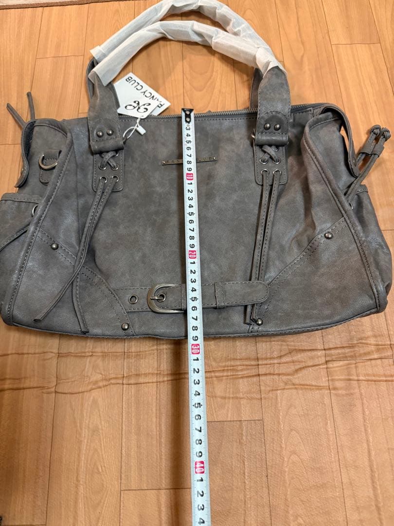 FANCY CLUB ショルダーバッグ グレー