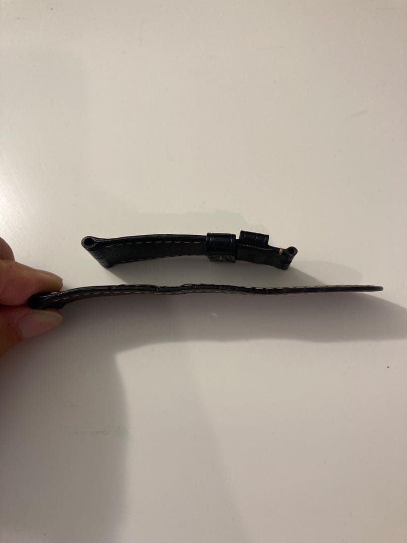 パネライ アリゲーターストラップ　ダークブラウン