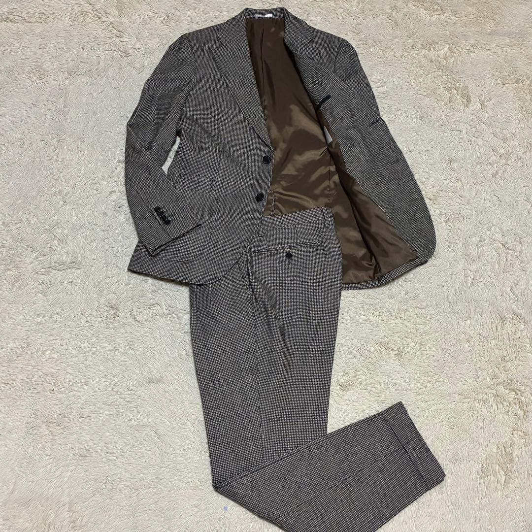 SUIT SELECT アルフレッドブラウン 千鳥 セットアップ スーツ
