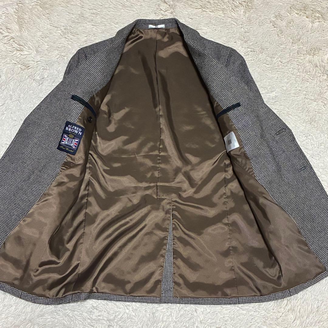SUIT SELECT アルフレッドブラウン 千鳥 セットアップ スーツ