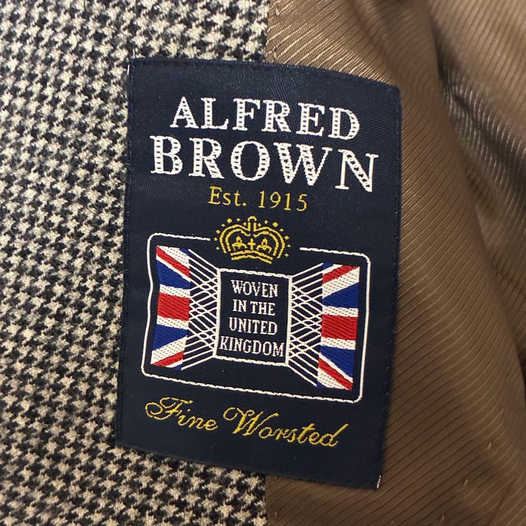 SUIT SELECT アルフレッドブラウン 千鳥 セットアップ スーツ