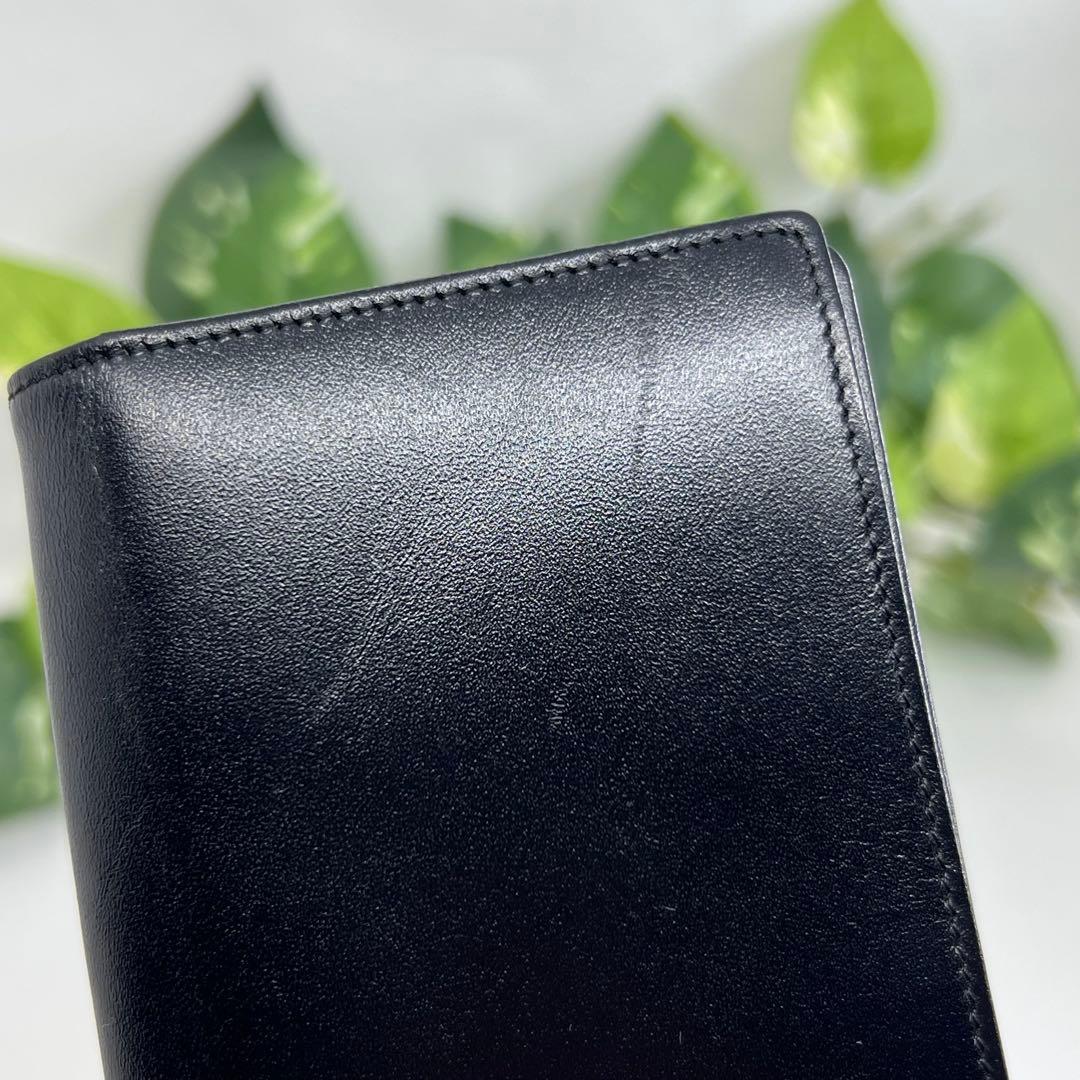 モンブラン 無地 マイスターシュテュック 黒色 カードケース 060939