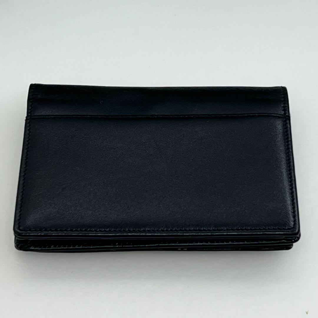 モンブラン 無地 マイスターシュテュック 黒色 カードケース 060939