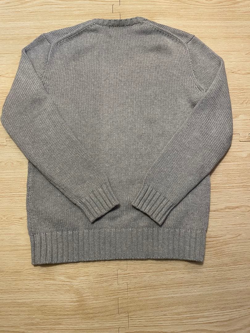 【週末限定値下】ポロラルフローレン コットンニット セーター グレー XS