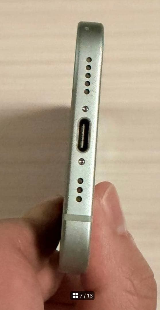 iPhone15 128G SIMフリー　ミントグリーン　箱付き