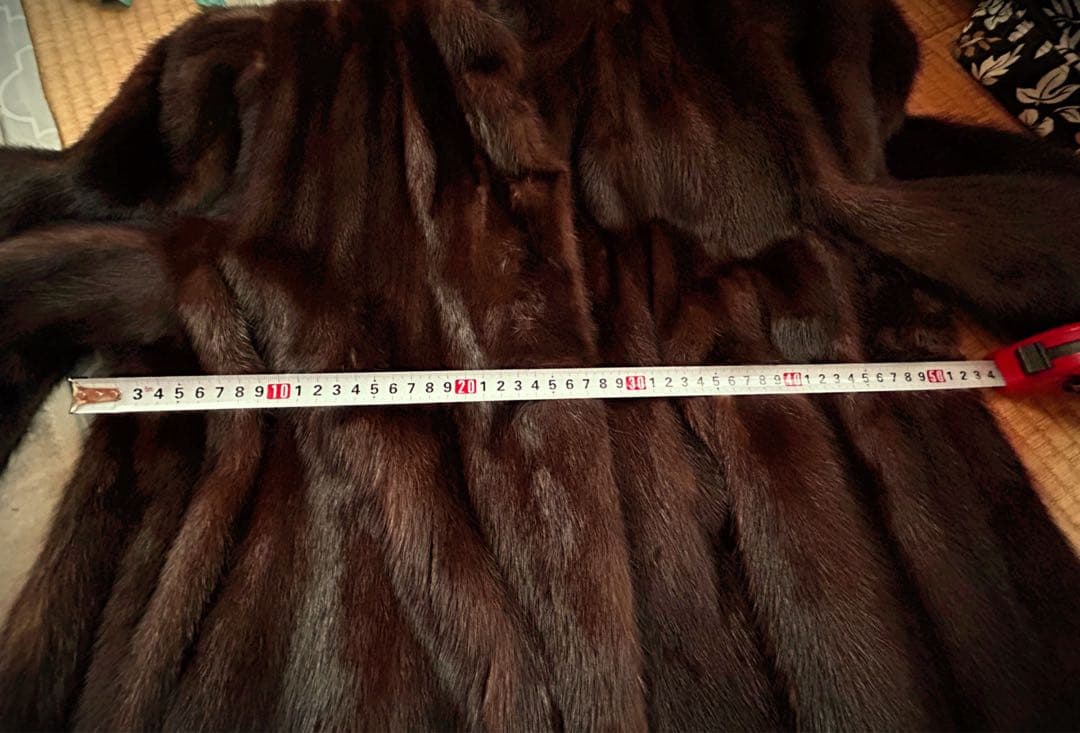 超美品♡EMBA ミンク　ダークブラウン　13号　リアルファー　ファーコート