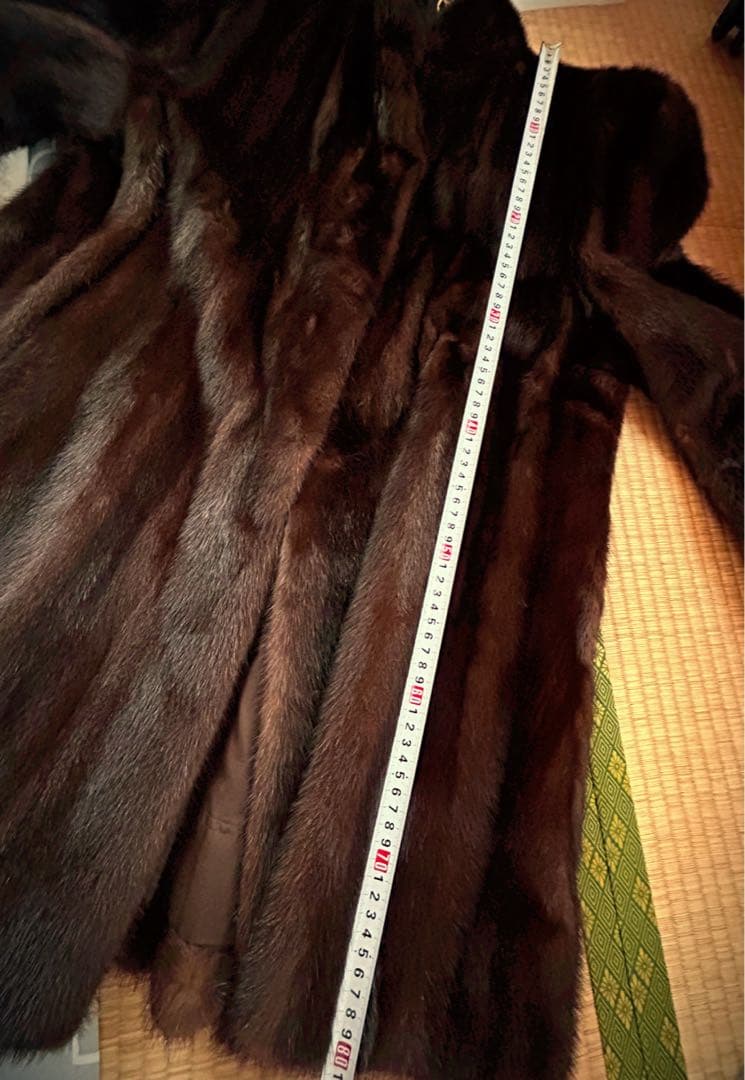 超美品♡EMBA ミンク　ダークブラウン　13号　リアルファー　ファーコート