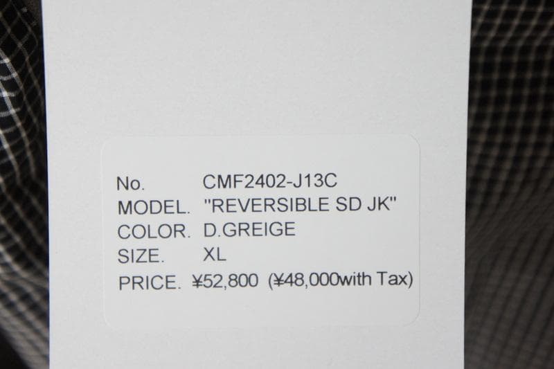 コムフィアウトドアガーメント★XL　J13C REVERSIBLE SDJK