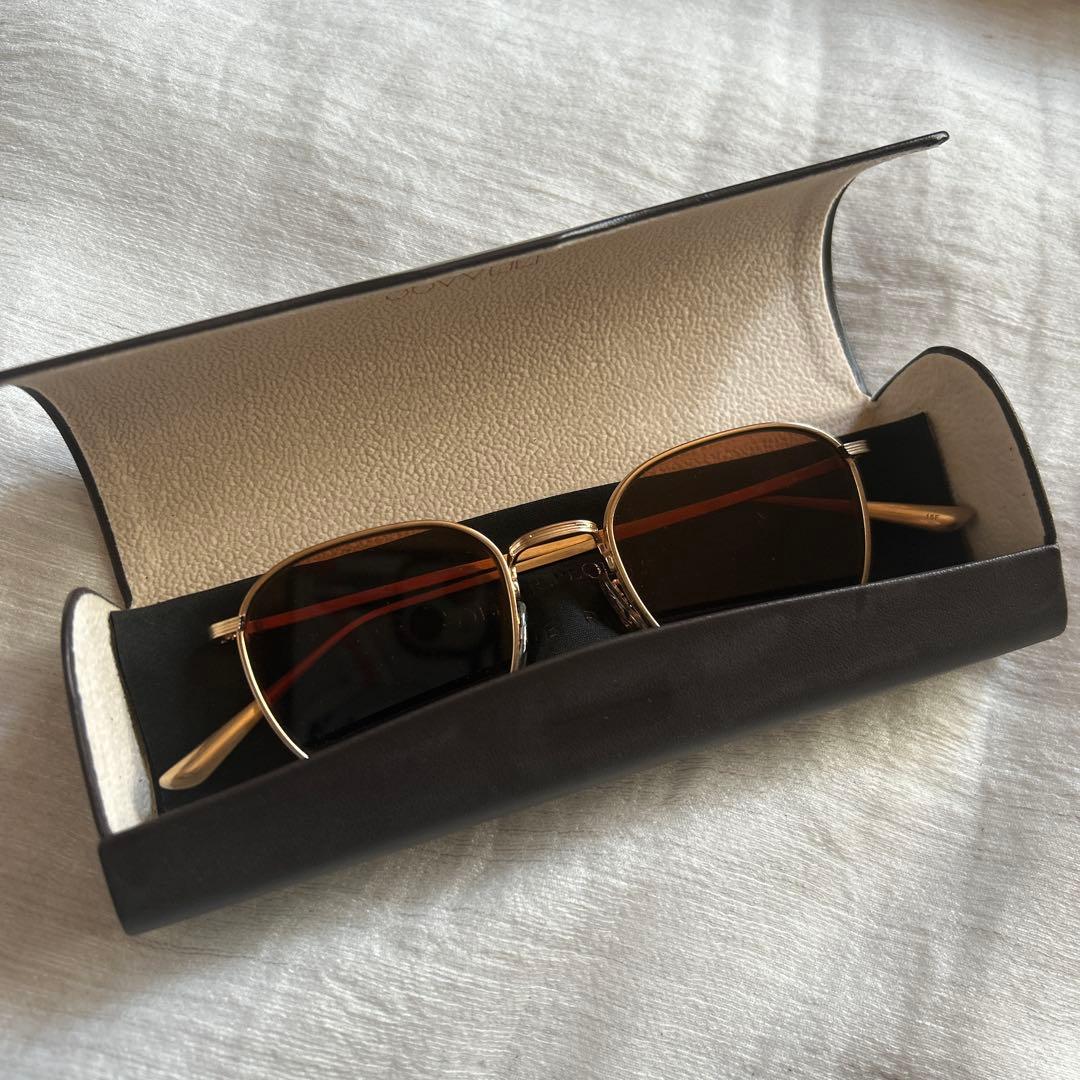 OLIVER PEOPLES × THE ROWゴールドフレーム サングラス