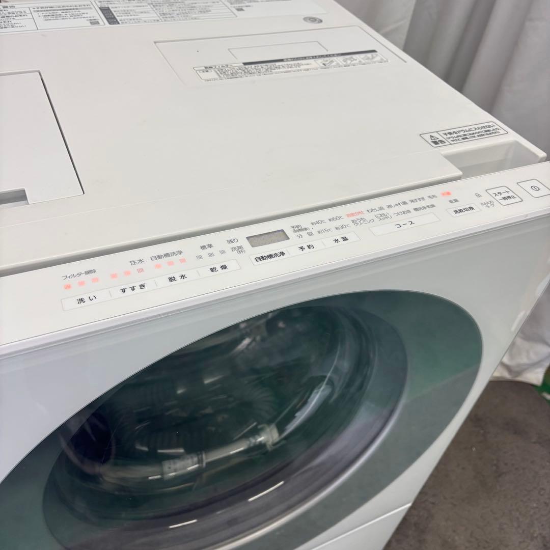 34⭕️未使用展示品　ドラム式洗濯機　パナソニック　7キロ　一人暮らし　設置無料