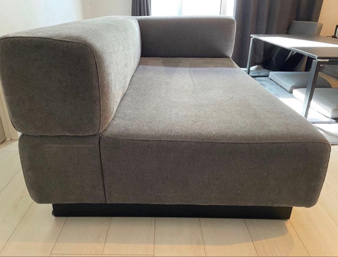 【Francfranc】ソファ　ジョルノ　カウチ Ｌダークグレー