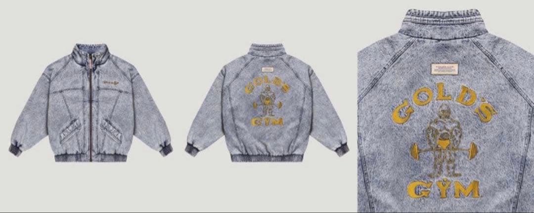 【本日発送！！】GOLD'S GYM lyft デニムジャケット Lサイズ